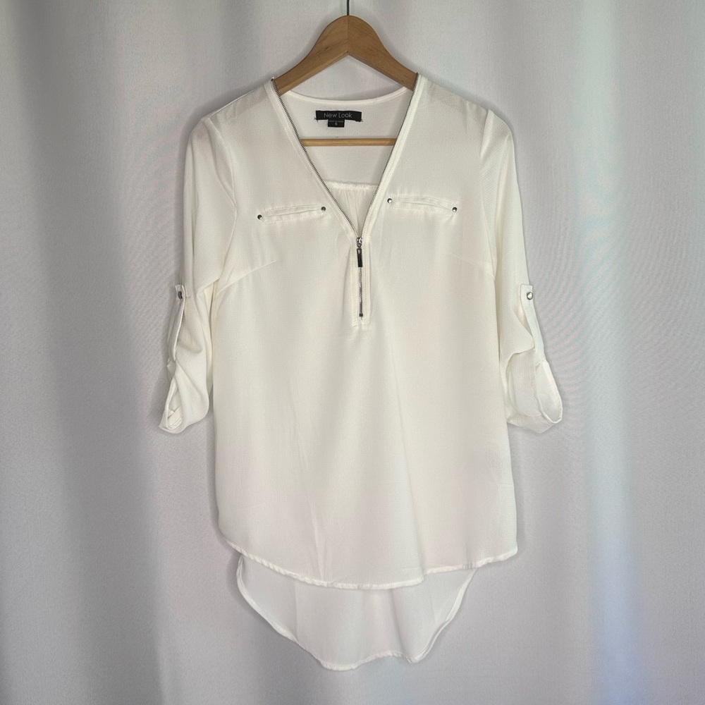 NEW LOOK Women’s Oversized Blouse With 3/4 Sleeves